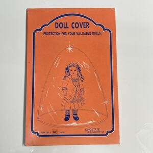 VTG Clear Doll Cover by Kingstate The Doll Crafter for Doll 14" High